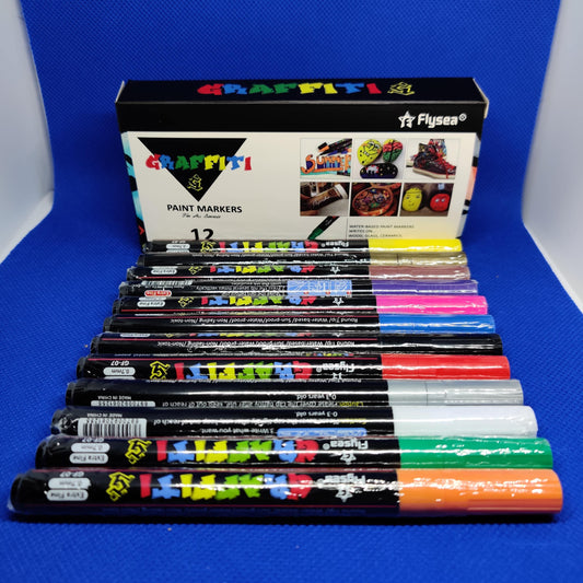 Packet de 12 crayon Acrylique